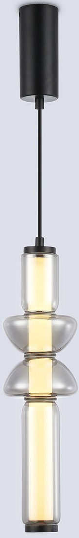 

Подвесная люстра Ambrella light LH11021 BK/SM (черный/дымчатый)