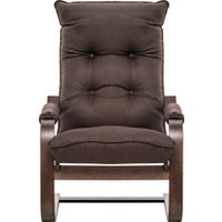 Кресло-качалка Импэкс Leset Оливер (орех текстура/Malmo 28)