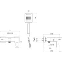 Смеситель Savol S-SUS4003H