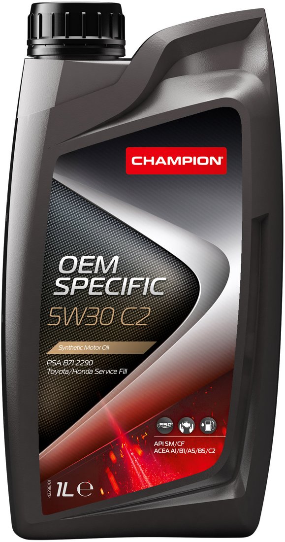 

Моторное масло Champion OEM Specific C2 5W-30 1л