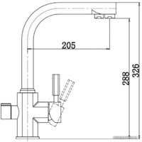 Смеситель Kaiser Decor 40144-11 (бежевый)