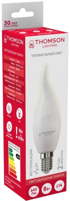 

Светодиодная лампочка Thomson Tail Candle TH-B2027