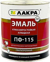 Эмаль Лакра ПФ-115 1 кг (красный)