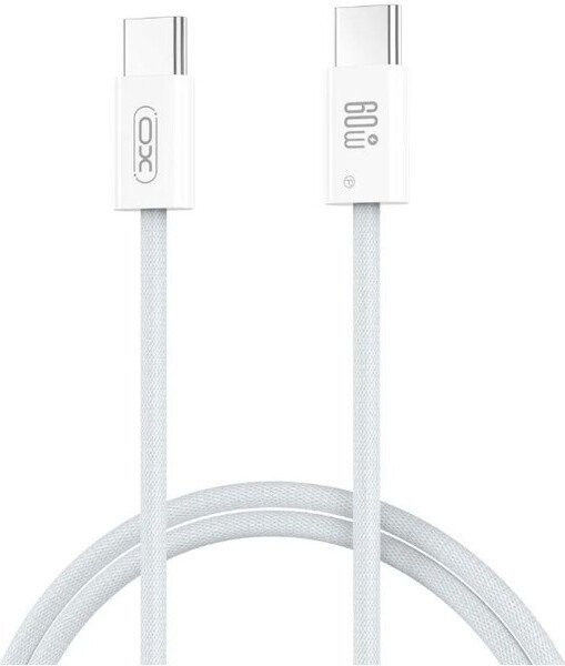 

Кабель XO NB-Q273 USB Type-C - USB Type-C (1 м, белый)