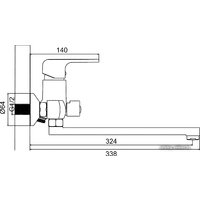 Смеситель Ledeme H44 L2244