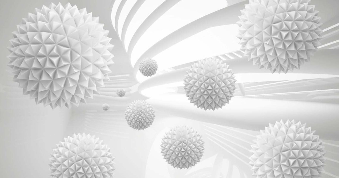 

Фотообои ФабрикаФресок 3D Шары светлые 085265 (500x265)