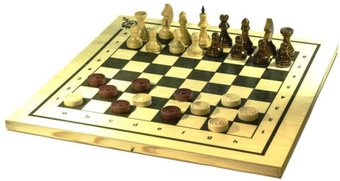 Шахматы/шашки Нескучные игры С-11