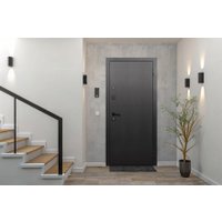 Металлическая дверь Guard Зеркало серебристый/белый матовый (96x205, правая) в Солигорске