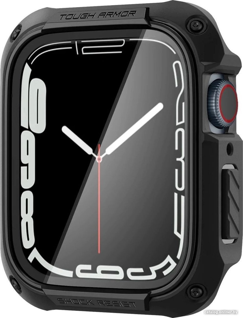 Чехол Spigen Tough Armor для Apple Watch (45 мм) ACS04183 (черный)