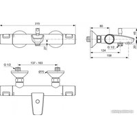 Смеситель Ideal Standard Ceratherm A7206AA