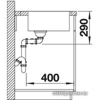 Кухонная мойка Blanco Andano 340/340-IF/A (с клапаном-автоматом)