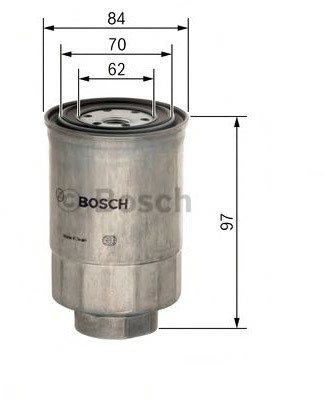 Топливный фильтр Bosch 1457434443