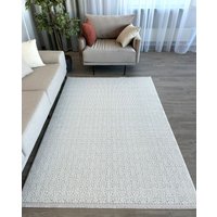 Ковер для жилой комнаты Radjab Carpet Бутик BT 318 Прямоугольник 11515RK (1.6x2.3, Cream)