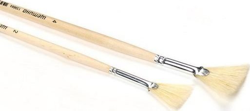 

Кисть для рисования Невская палитра Щетина веерная на длинной ручке №2 139663