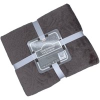 Покрывало Casa Conforte Tressa 220x240 6154580 (серый)