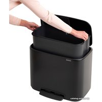 Мусорное ведро Brabantia Bo Pedal Bin 36 л (черный матовый)