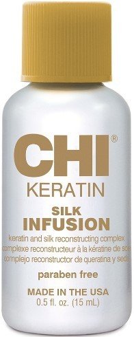 

Сыворотка CHI Keratin Silk Infusion восстанавливающая с шелком и кератином 15 мл