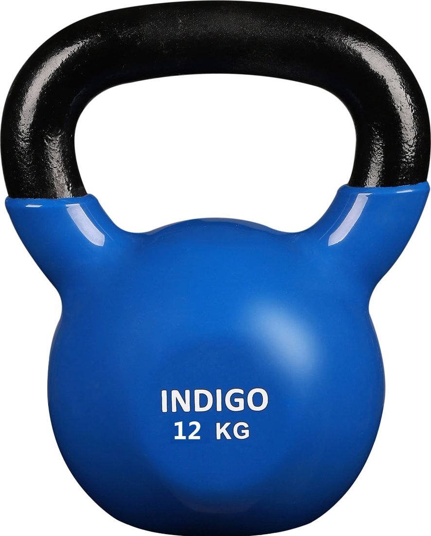 

Гиря Indigo IN132 12 кг (черный/синий)