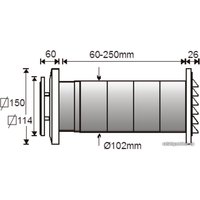 Пассивный проветриватель DEC DTL98E