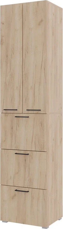 

Шкаф распашной Горизонт Бонн 500 3 ящика (дуб золотой крафт)