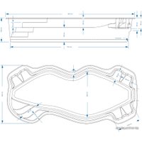 Композитный бассейн Composit Group Калипсо