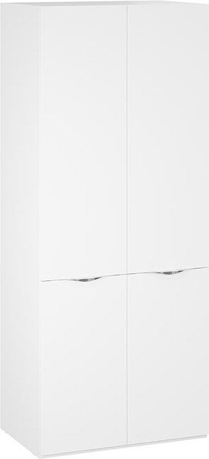 

Шкаф распашной Трия Глосс 580 СМ-319.07.003 (белый жемчуг/белый глянец)