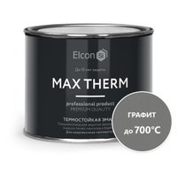 Эмаль Elcon Термостойкая до 700C 0.4 кг (графит)