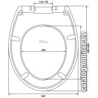 Сиденье для унитаза Berges Wasserhaus Mita So 018003 (с микролифтом)