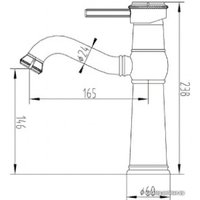 Смеситель ZorG A 311U-BR (бронзовый)