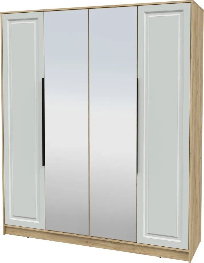 

Шкаф распашной Интерлиния Концепт КТ-Ш4з Деко (дуб золотой/грей)