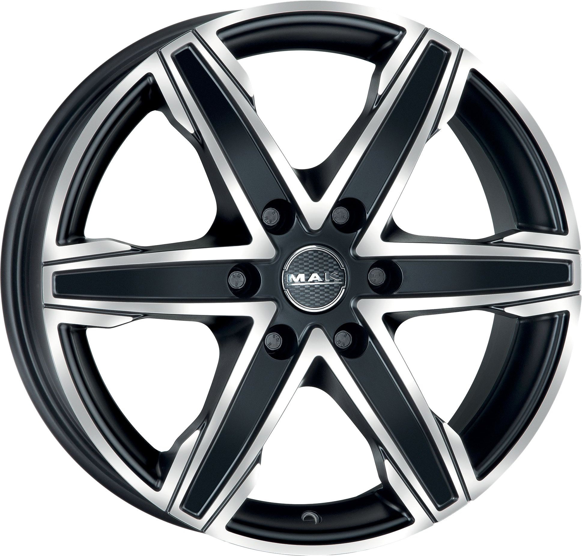 

Литые диски MAK King 5 16x6.5" 6x130мм DIA 84.1мм ET 62мм Ice Black