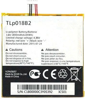 

Аккумулятор для телефона By-mobile совместим с Alcatel One Touch Idol 6030