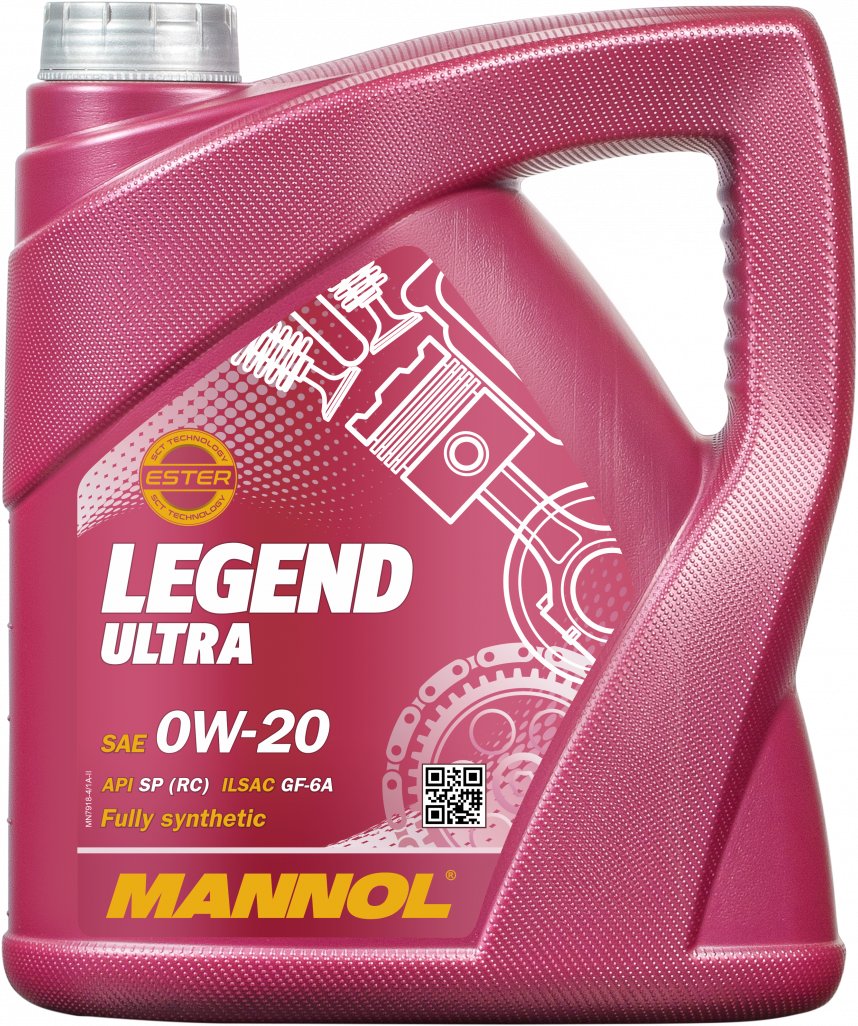 

Моторное масло Mannol Legend Ultra 0W-20 4л