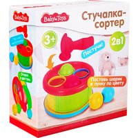 Развивающая игра Baby Toys Стучалка-сортер 2 в 1 70006
