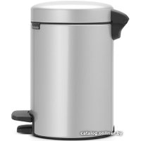 Мусорное ведро Brabantia Pedal Bin NewIcon 3 л (серый металлик)