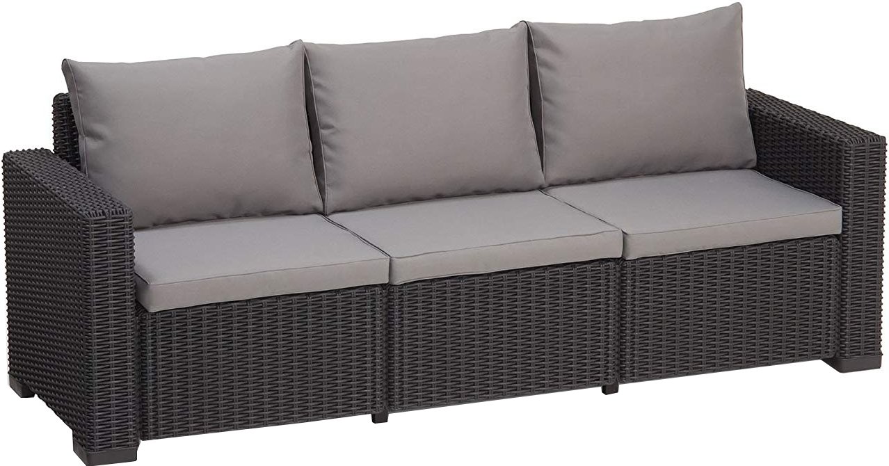

Садовый диван Keter California 3-Seater Seating Patio (графит)