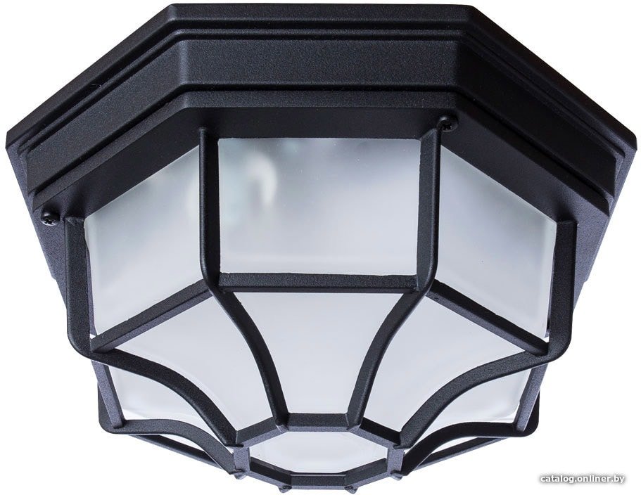Уличный накладной светильник Arte Lamp Pegasus Piatto A3100PL-1BK
