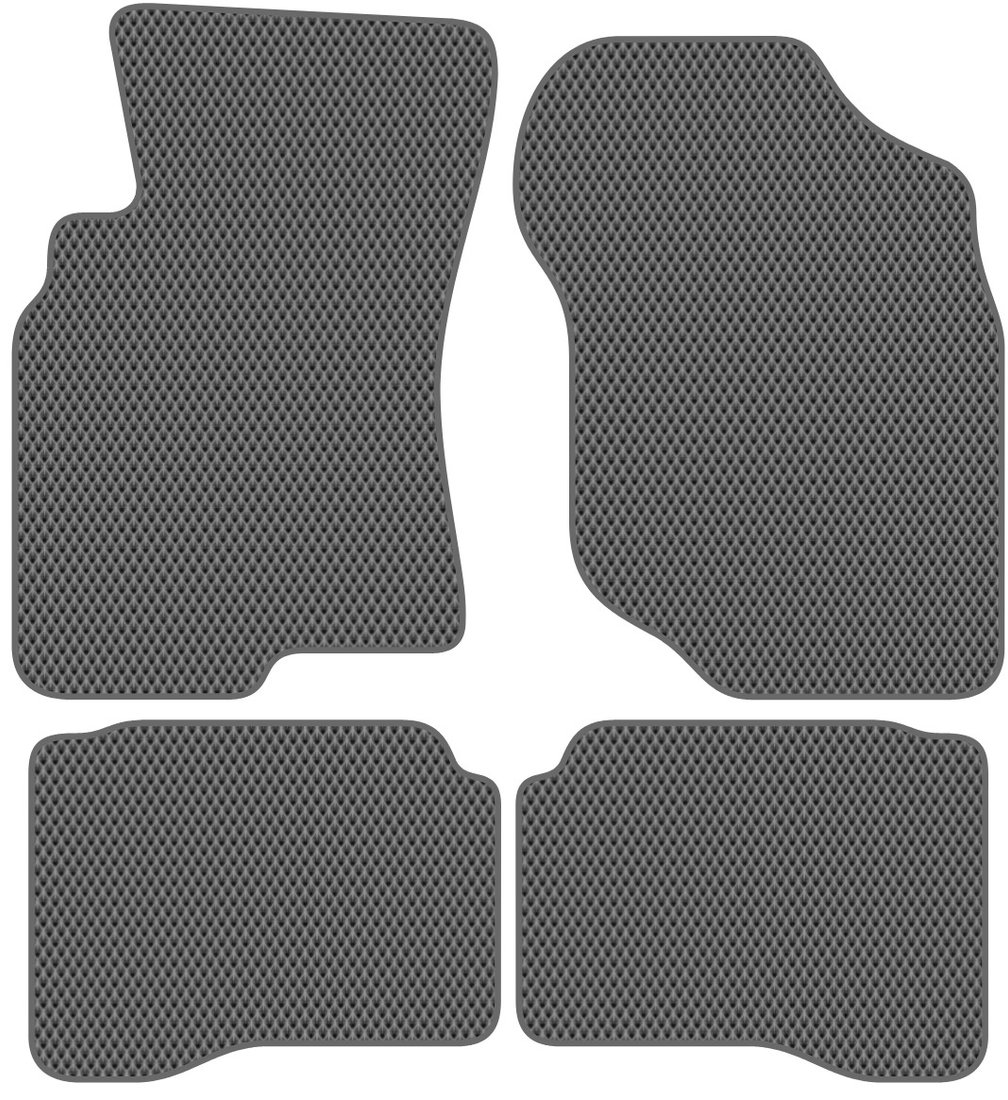 

Комплект ковриков для авто Alicosta Nissan X-Trail I (suv / T30) 2001 - 2007 (серый, ромб)