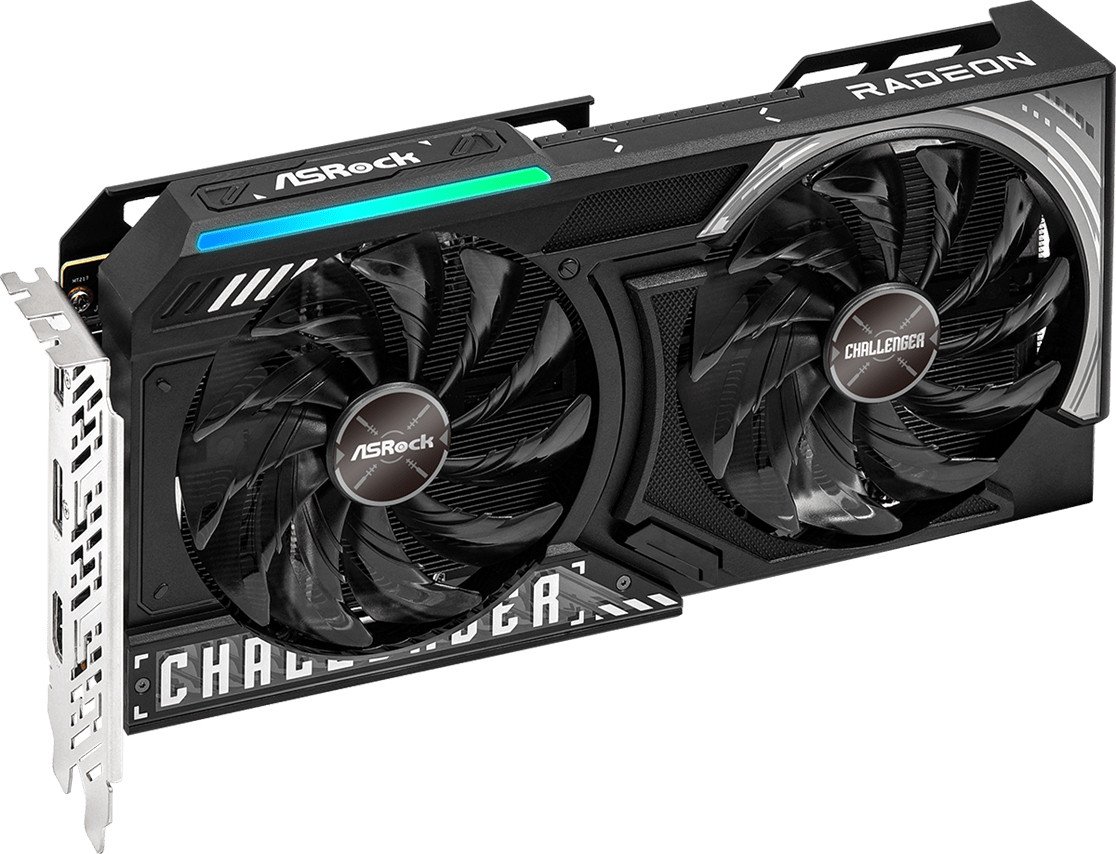 Видеокарта ASRock Radeon RX 9060 XT Challenger 16GB OC RX9060XT CL 16GO