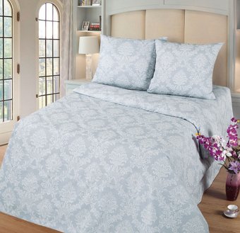 2-спальный комплект постельного белья Milanika Кварц 2сп (поплин-жаккард)