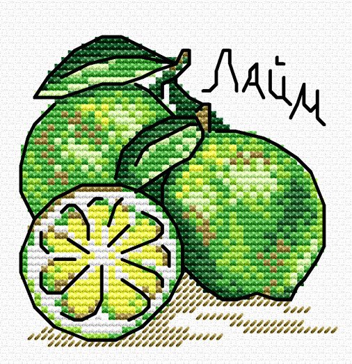 

Набор для вышивания М.П.Студия Вкус лайма М-006М
