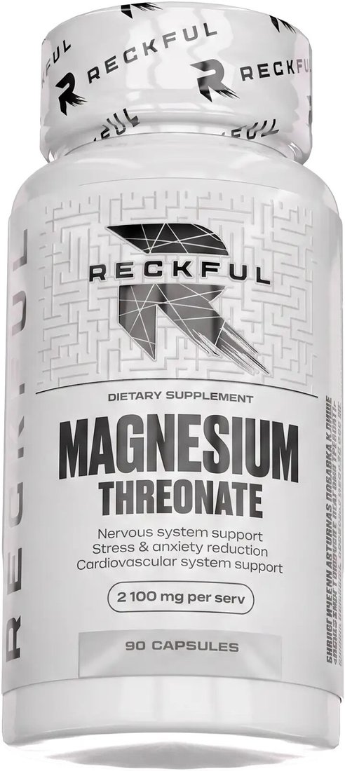 БАД Reckful Magnesium L-Threonate (90 капсул)