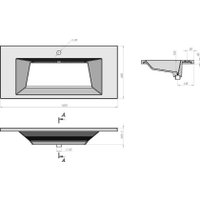 Умывальник Versalia Блисс-100 10.R01.100.000