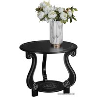 Журнальный столик Мебелик Грация М (венге/серебристый)