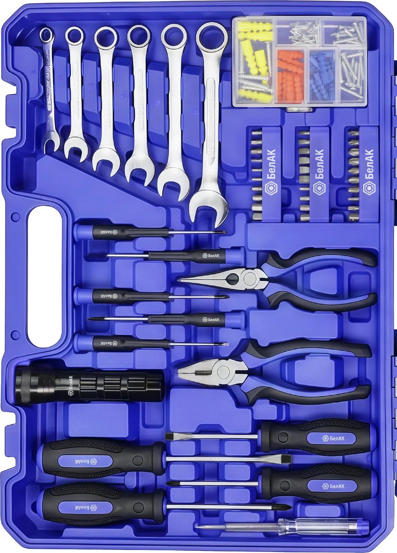 

Набор домашнего мастера БелАК Профи БАК.07045 (208 предметов)