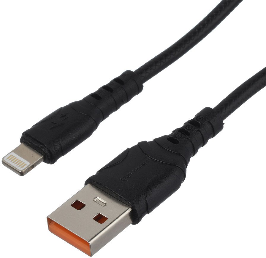 

Кабель GoPower GP06L USB Type-A - Lightning (1 м, черный)