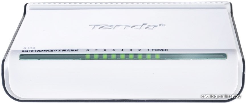 

Неуправляемый коммутатор Tenda S108