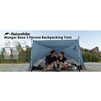 Треккинговая палатка Naturehike Mongar Hiking Tent BASE (синий)