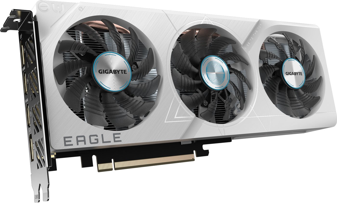 

Видеокарта Gigabyte GeForce RTX 4060 Eagle OC Ice 8G GV-N4060EAGLEOC ICE-8GD