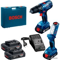 Дрель-шуруповерт Bosch GSR 180-LI Professional 06019F8103 (с 2-мя АКБ, кейс)